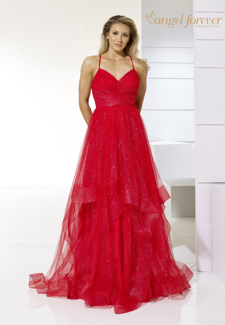 Angel Forever Red Tulle Ballgown